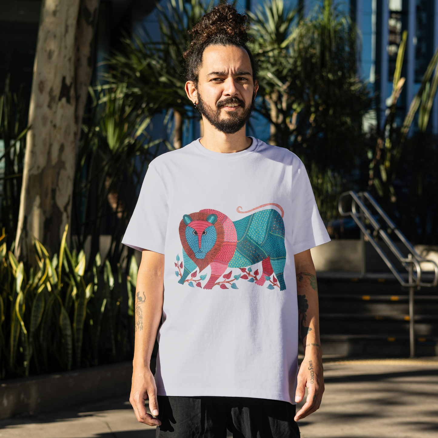 Simba - Gond Handpainted T-shirt