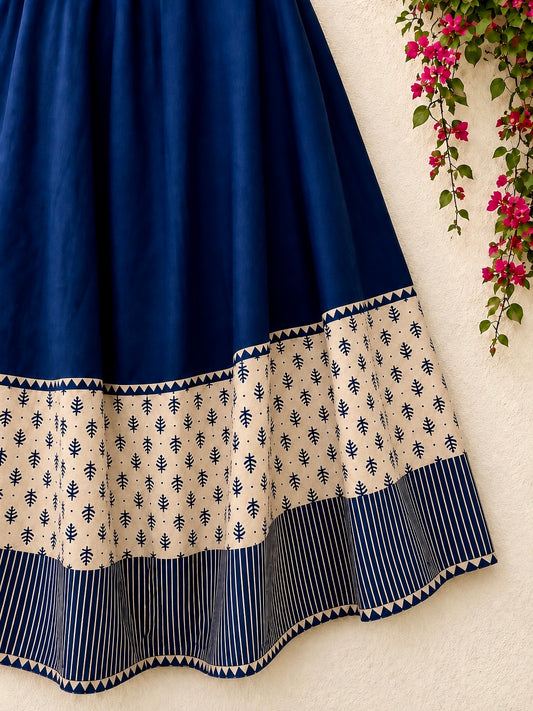 🌺Raasrang ~ Nazaakat ~ Ajrakh Skirt