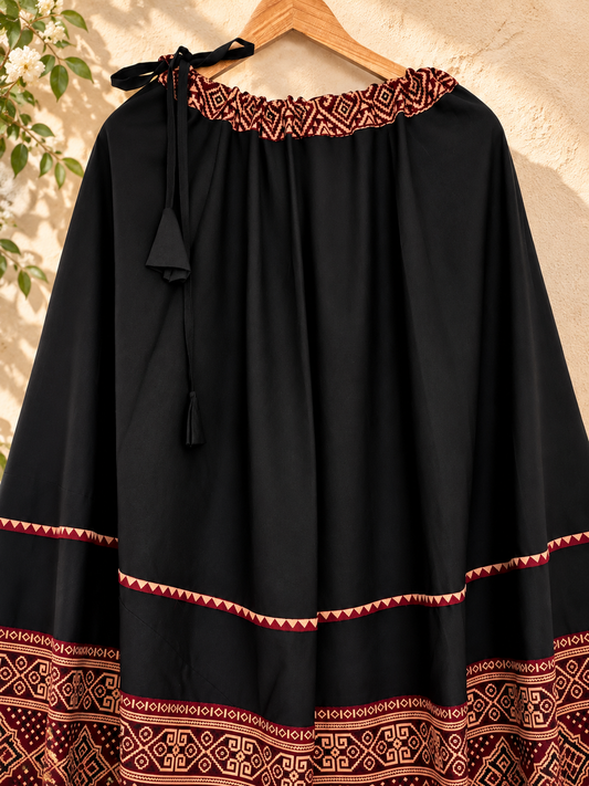 🌺Raasrang ~ Kalanya ~ Ajrakh Skirt and Dupatta Set