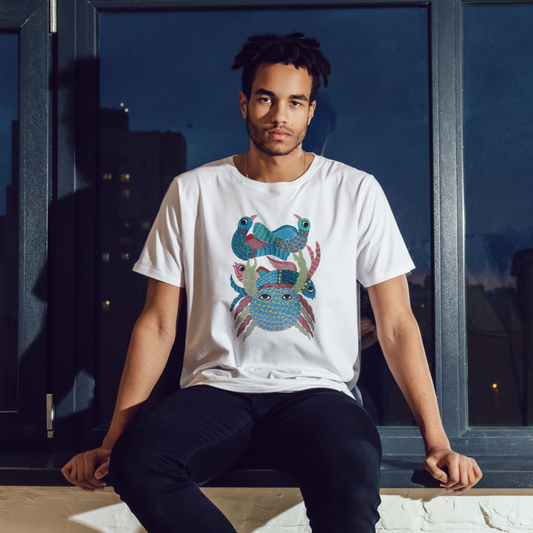 Sebastian - Gond Handpainted T-shirt