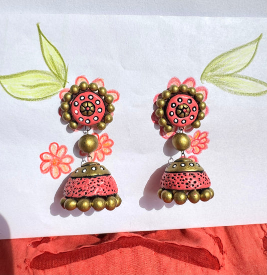 Mati ke Rang ~ Terracotta Jumkis ~ Pastel Pink
