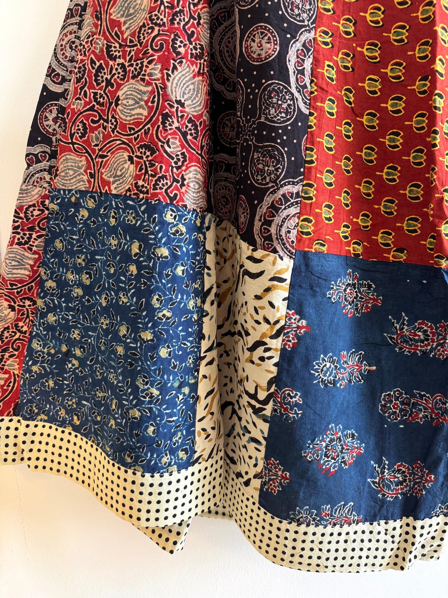 🌻Navrang ~ Ajrakh Handcrafted Lehengas ~ Multicolor Chequered
