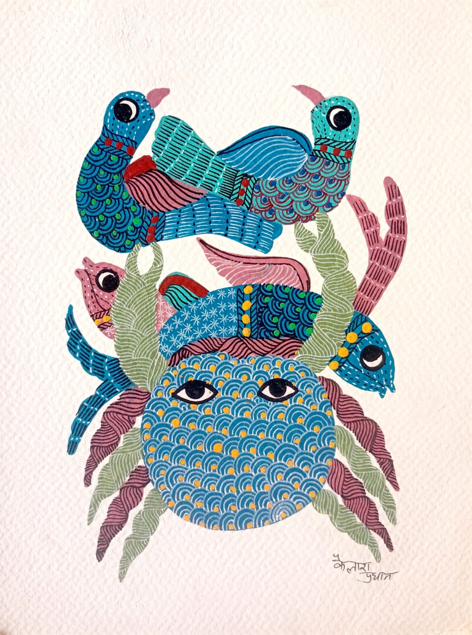 Sebastian - Gond Handpainted T-shirt