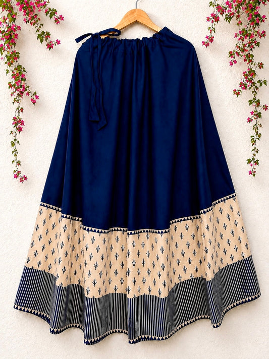🌺Raasrang ~ Nazaakat ~ Ajrakh Skirt