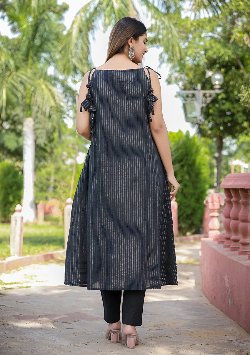 Adaa š ą½¼ā¼š Colors of Nature Cotton Suits, Ebony Black