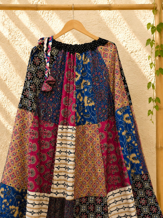 🌻Navrang ~ Jharokha ~ Ajrakh Skirt