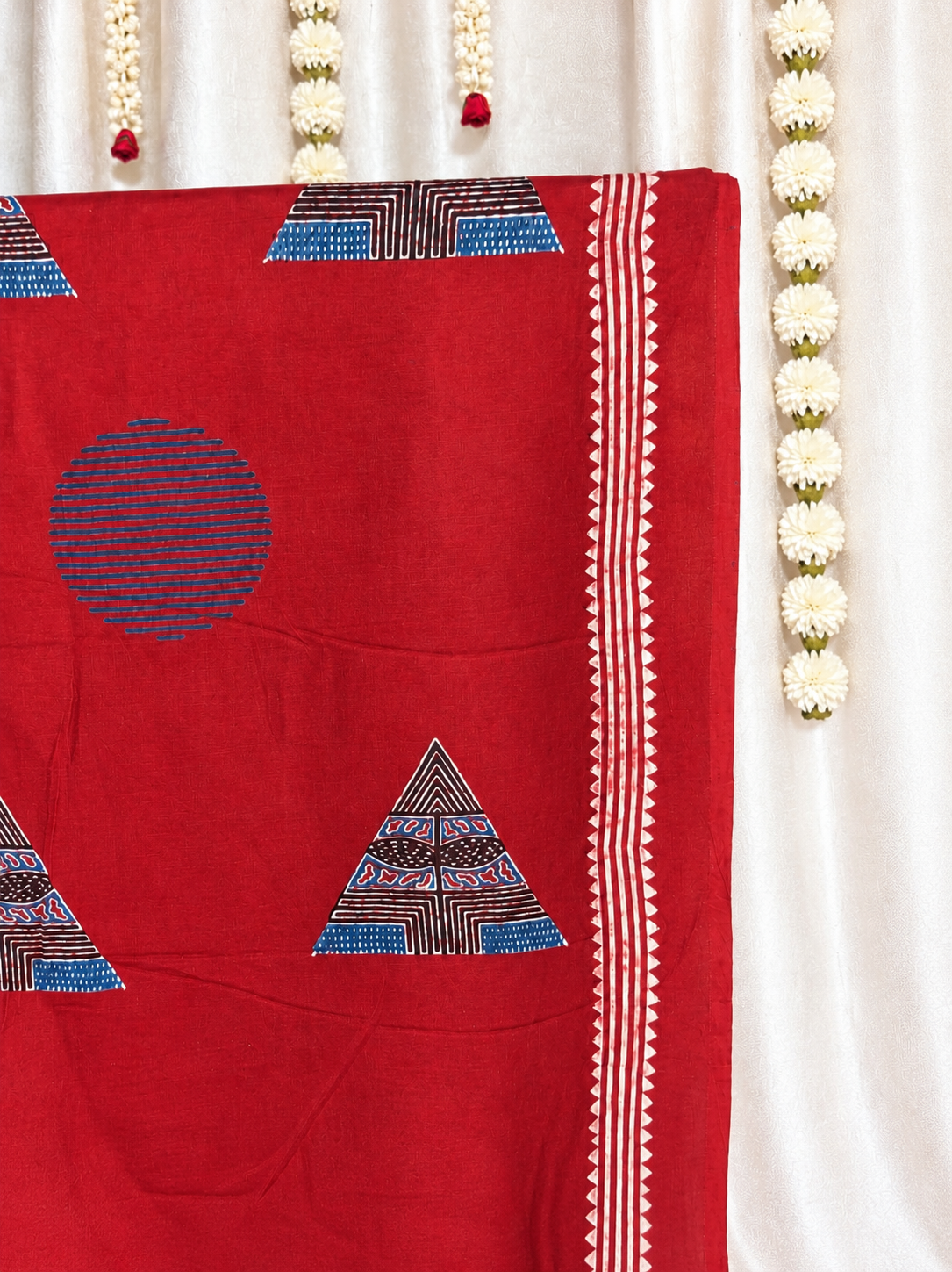 Dastaan-e-Ajrakh ✨ Modal Silk Dupatta ~ Sindoori Naksh