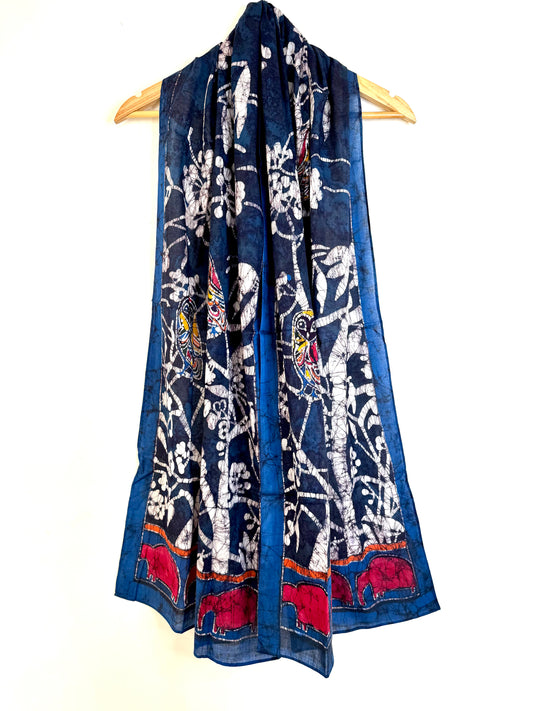 Kalakar Exclusive 🌻 Van Vaani Bengal Stoles ~ The Owl