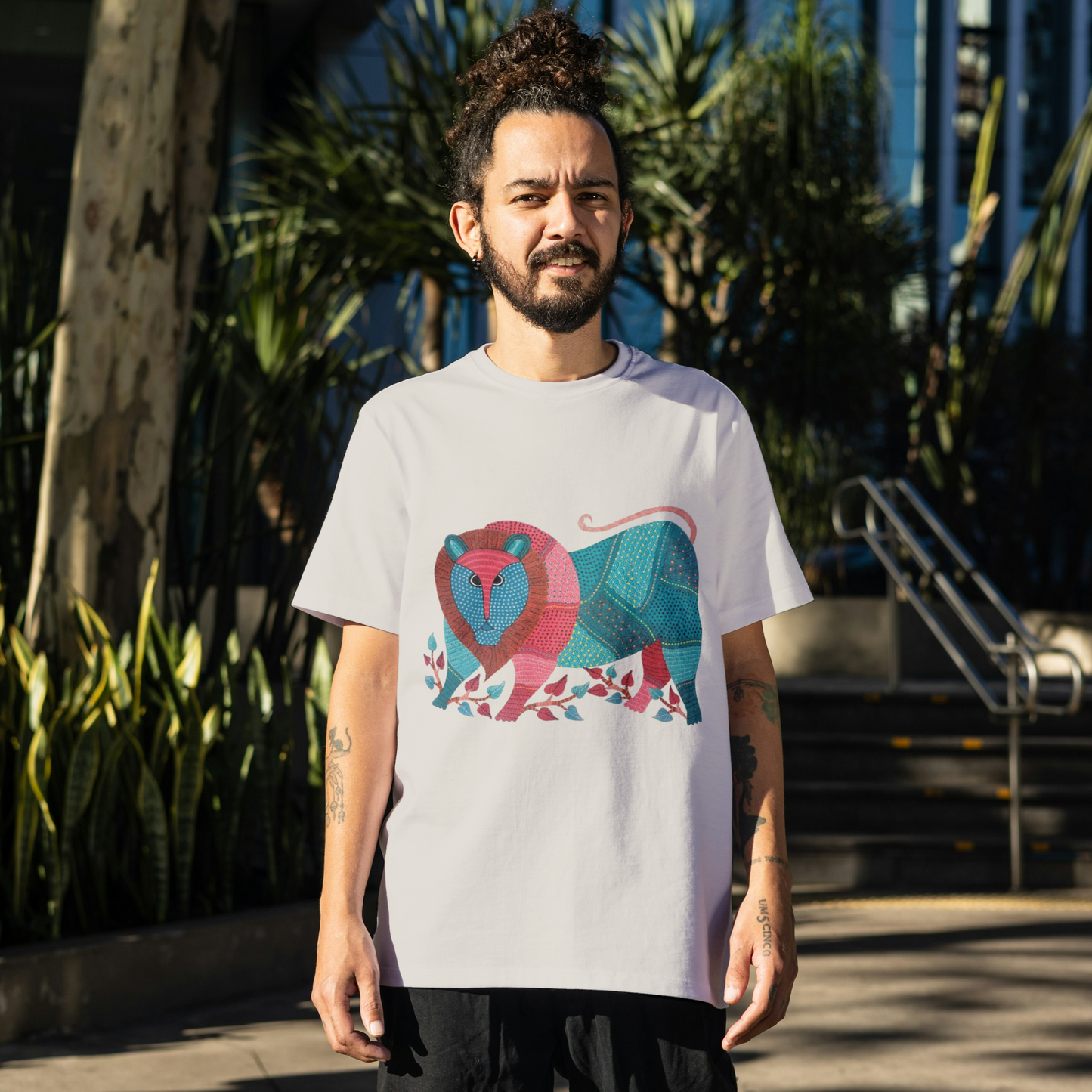 Simba - Gond Handpainted T-shirt