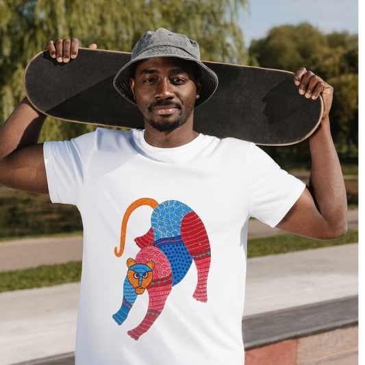 Bagheera - Gond Handpainted T-shirt