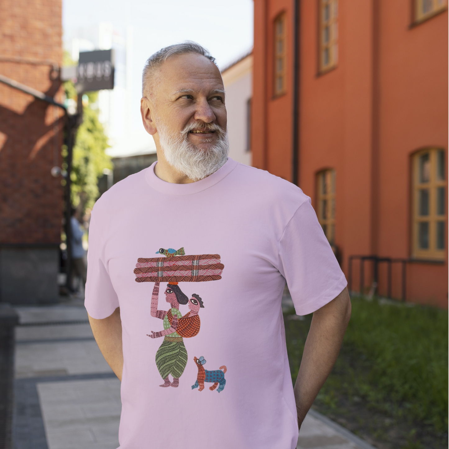 Folk at heart - Gond Handpainted T-shirt