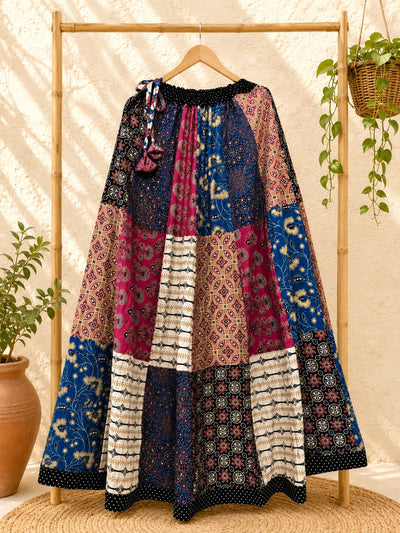 🌻Navrang ~ Jharokha ~ Ajrakh Skirt