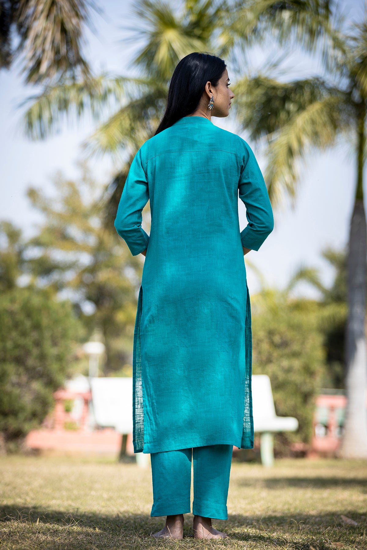 Saadgi ~ Beauty in Simplicity Cotton Suits, Tiffany Blue 🩵