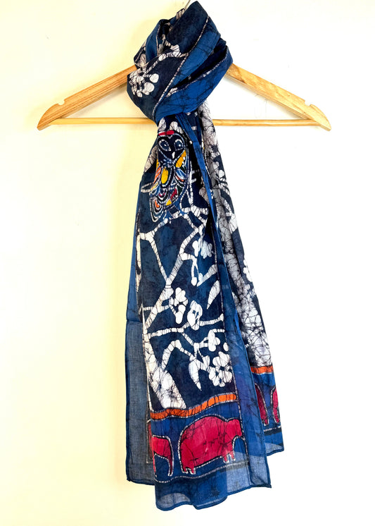 Kalakar Exclusive 🌻 Van Vaani Bengal Stoles ~ The Owl