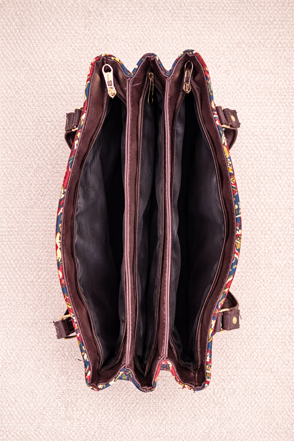 Karwaan🍂 Autumn motifs ~ Sanganeri Handblock HandBag