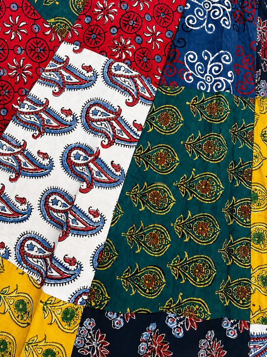 🌻Navrang ~ Gulmohar ~ Ajrakh Skirt