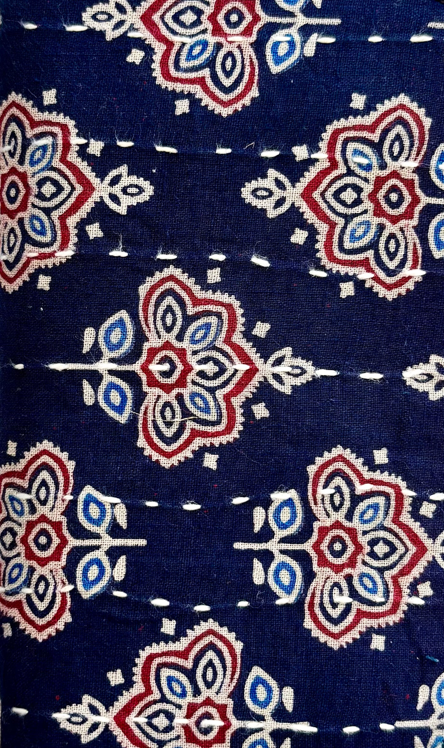 Swadesh ~ Ajrakh Handcrafted Wallets ~ Royal Blue Motifs