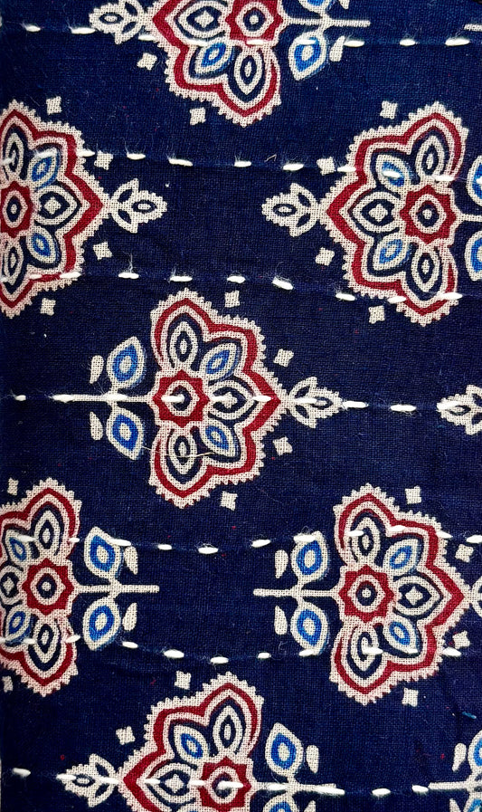 Swadesh ~ Ajrakh Handcrafted Wallets ~ Royal Blue Motifs