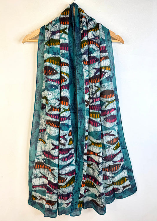 Kalakar Exclusive 🌻 Van Vaani Bengal Stoles ~ The Fish
