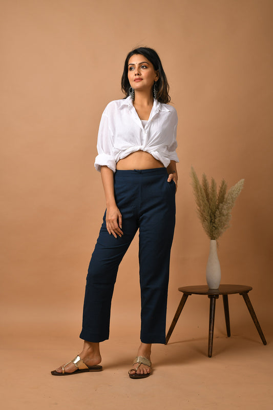 Midnight Indigo ~ Straight Work Pant