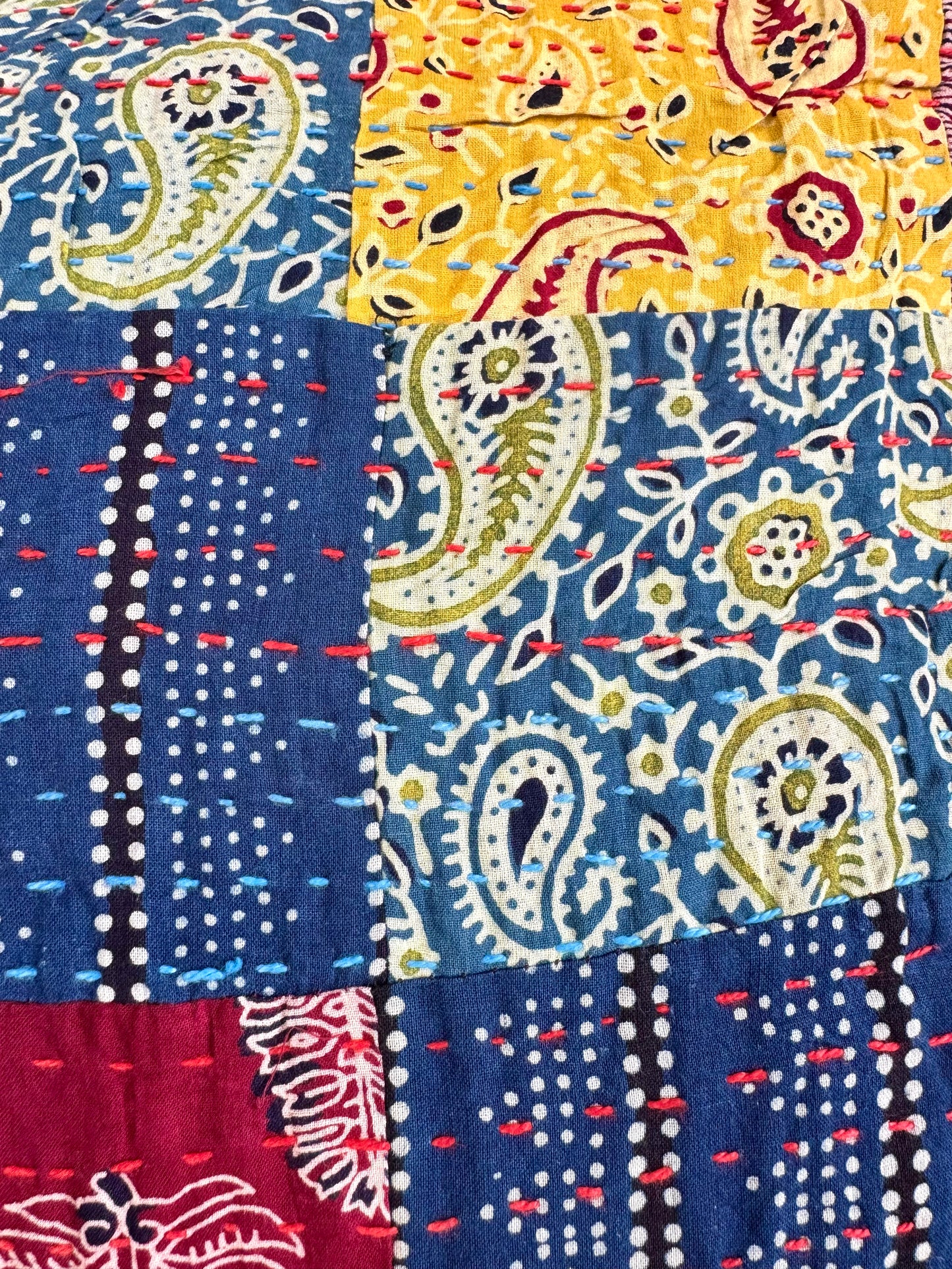 Ajrakh Cushion Covers ~ Dotted Motif ~ Set of 2