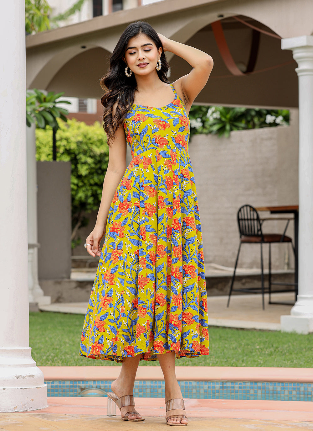 Khushi ~ Forest Green Dress ~ Summer Special