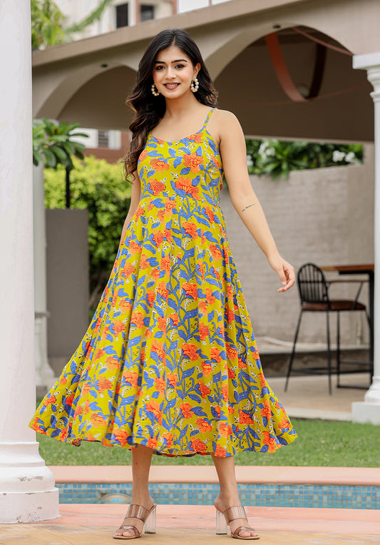 Khushi ~ Forest Green Dress ~ Summer Special