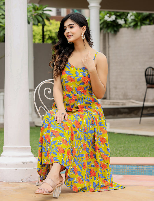 Khushi ~ Forest Green Dress ~ Summer Special