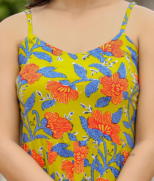 Khushi ~ Forest Green Dress ~ Summer Special