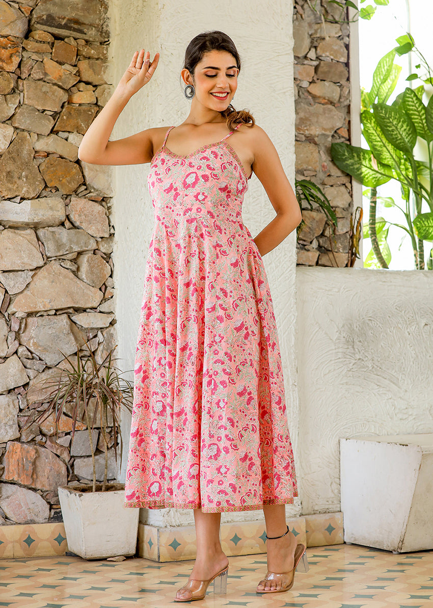 Khushi ~ Powder Pink Dress ~ Summer Special