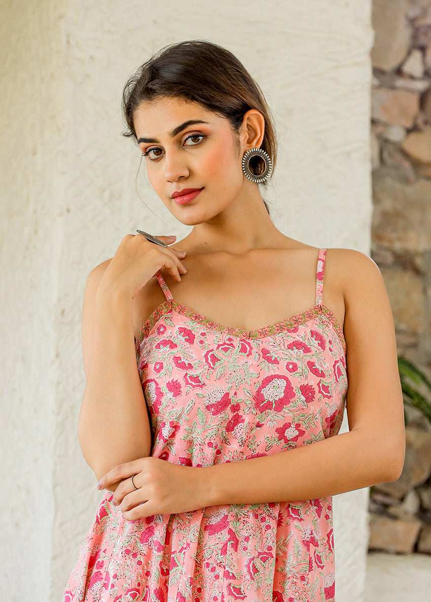 Khushi ~ Powder Pink Dress ~ Summer Special