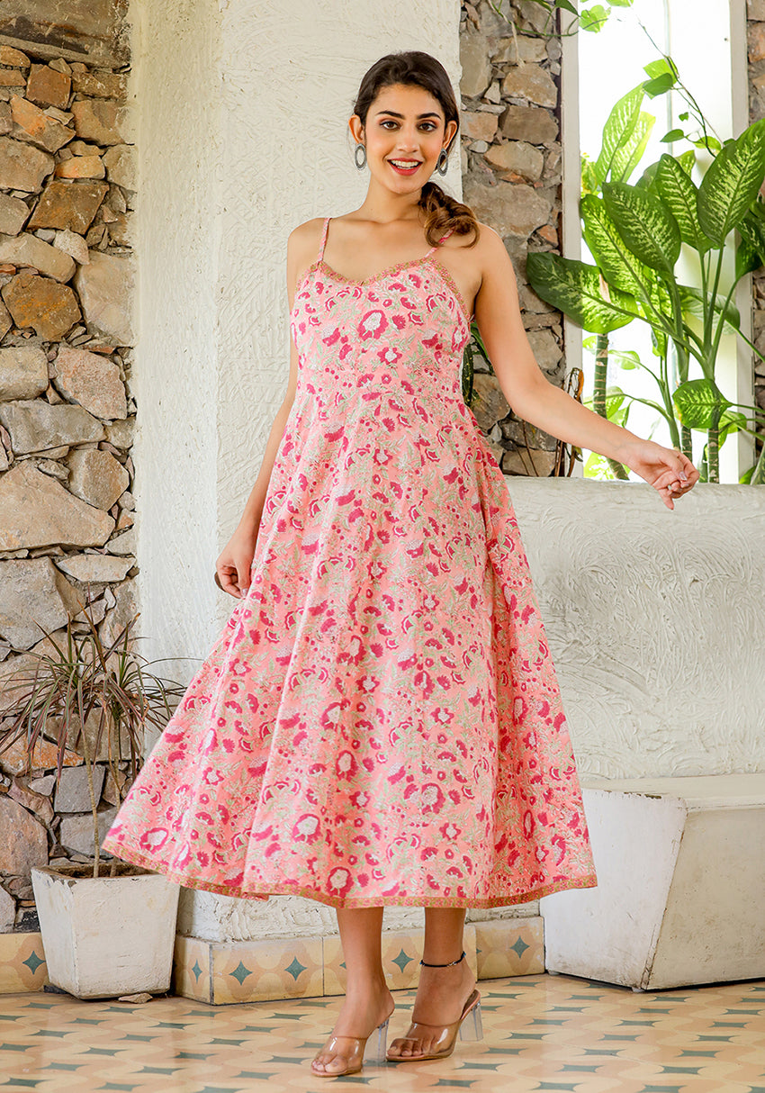 Khushi ~ Powder Pink Dress ~ Summer Special