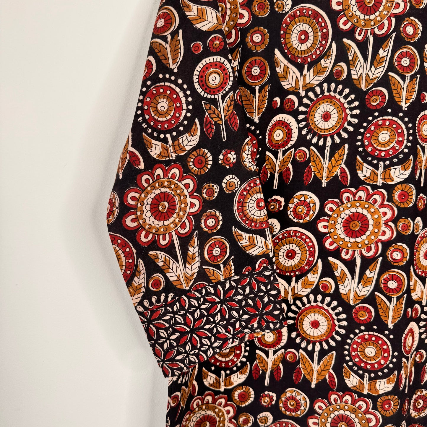 Wilderness - Brown Handblock Kurti