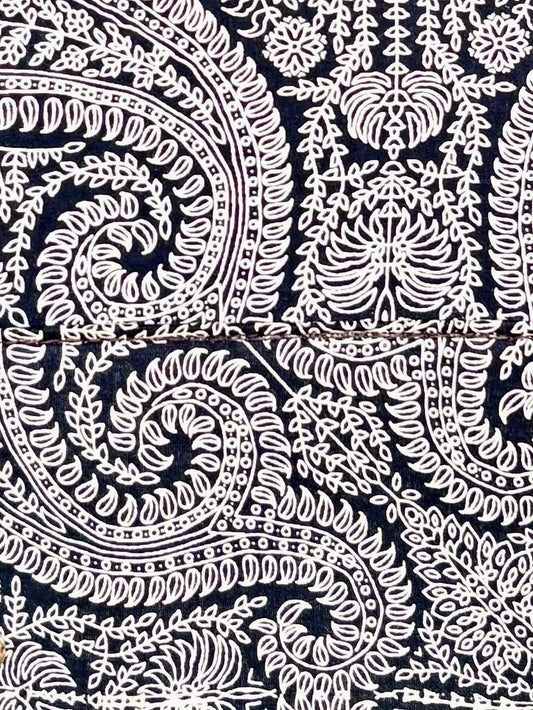 Karwaan🍂 Vintage charm motifs ~ Sanganeri Handblock Fabric Bag
