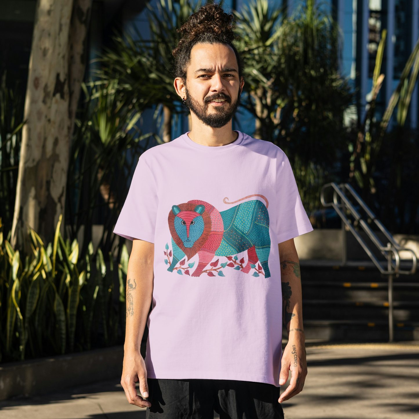 Simba - Gond Handpainted T-shirt