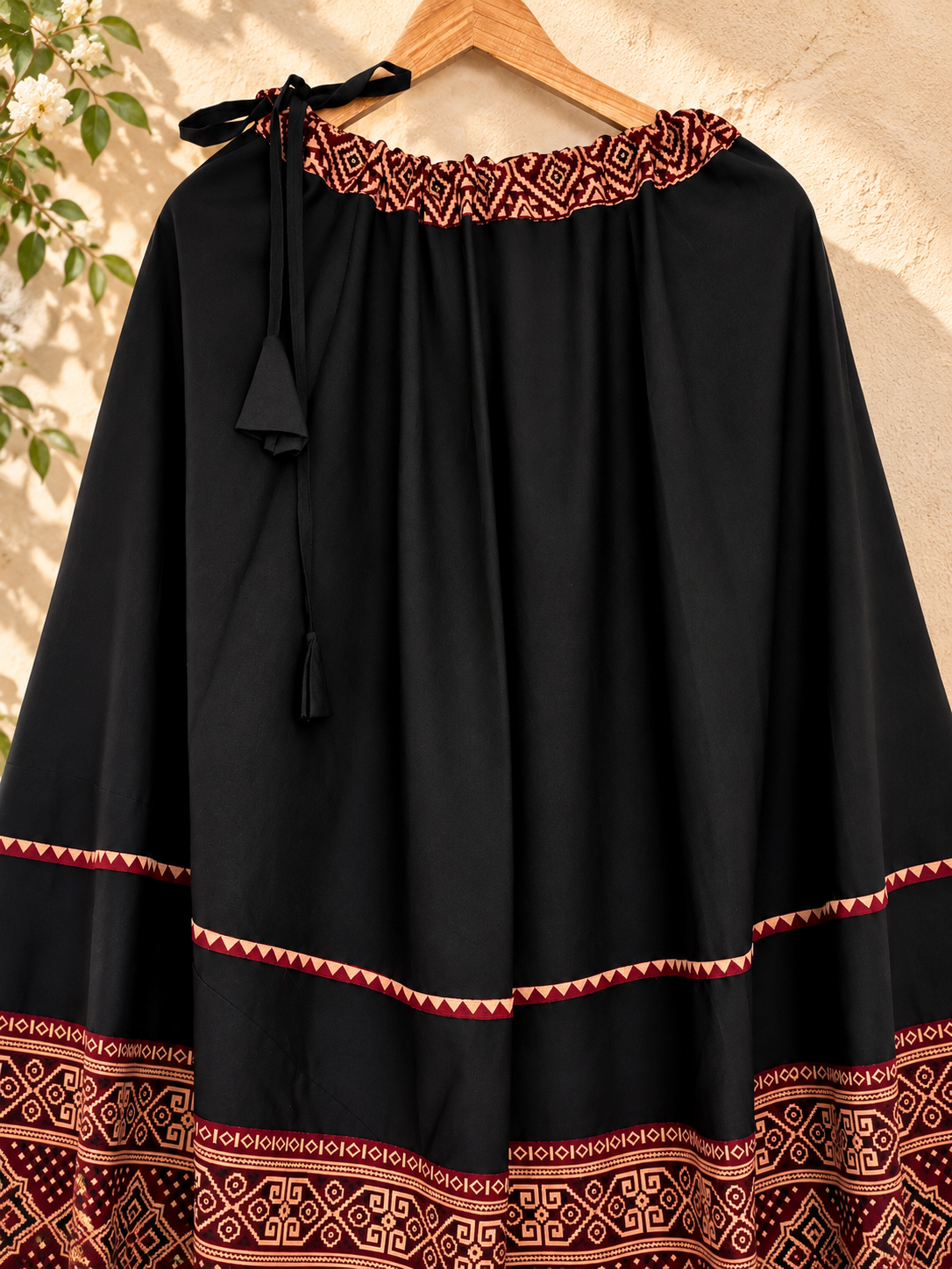 🌺Raasrang ~ Kalanya ~ Ajrakh Skirt and Dupatta Set