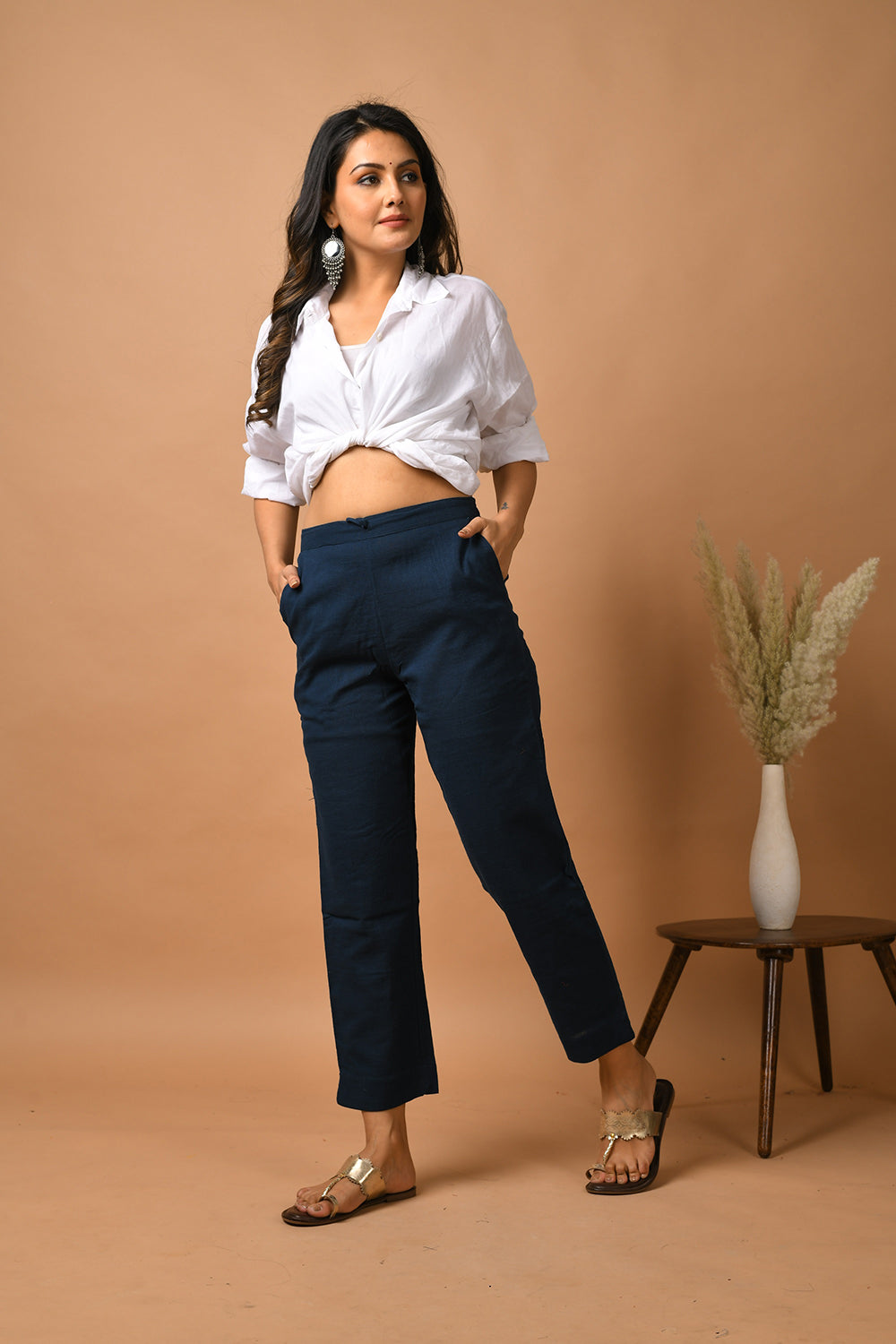 Midnight Indigo ~ Straight Work Pant