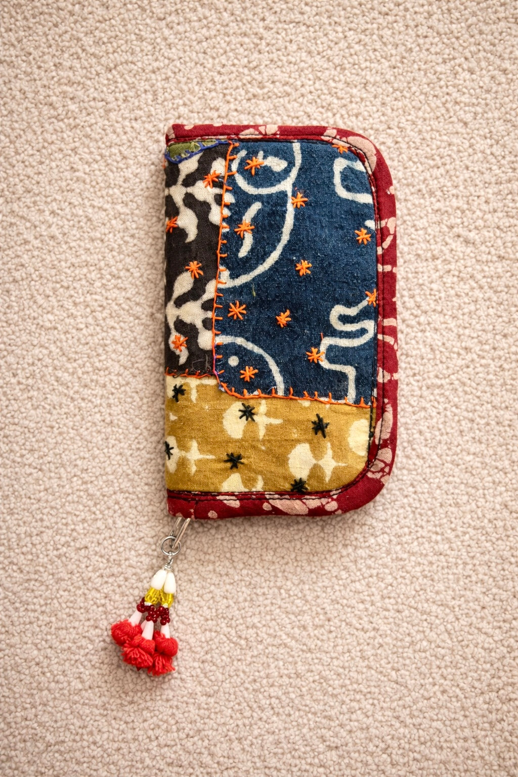 Swadesh ~ Ajrakh Handcrafted Wallets ~ Earthy Hues