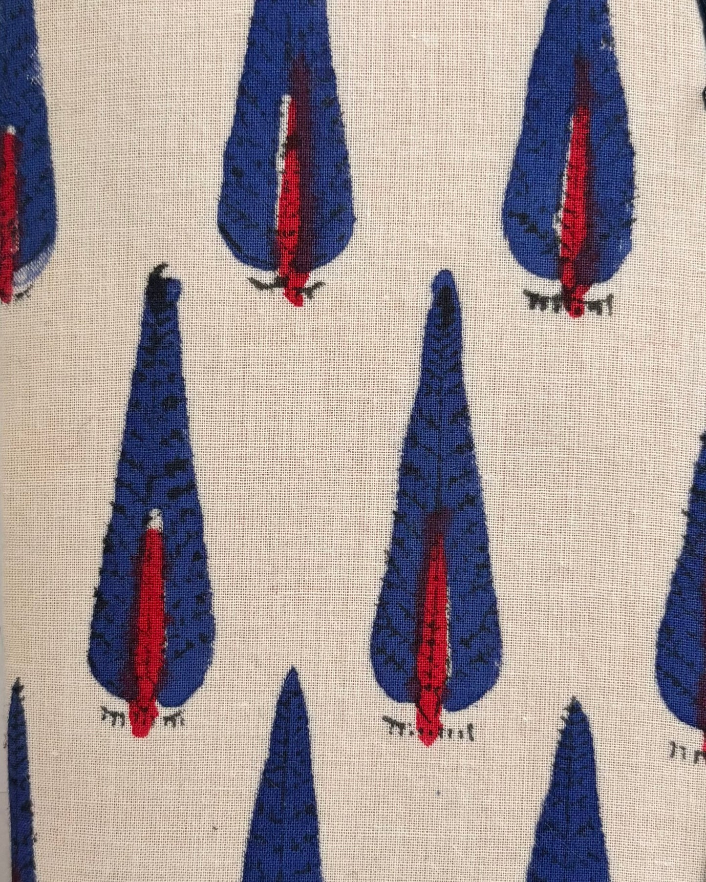 Swadesh ~ Ajrakh Handcrafted Wallets ~ Indigo leaf