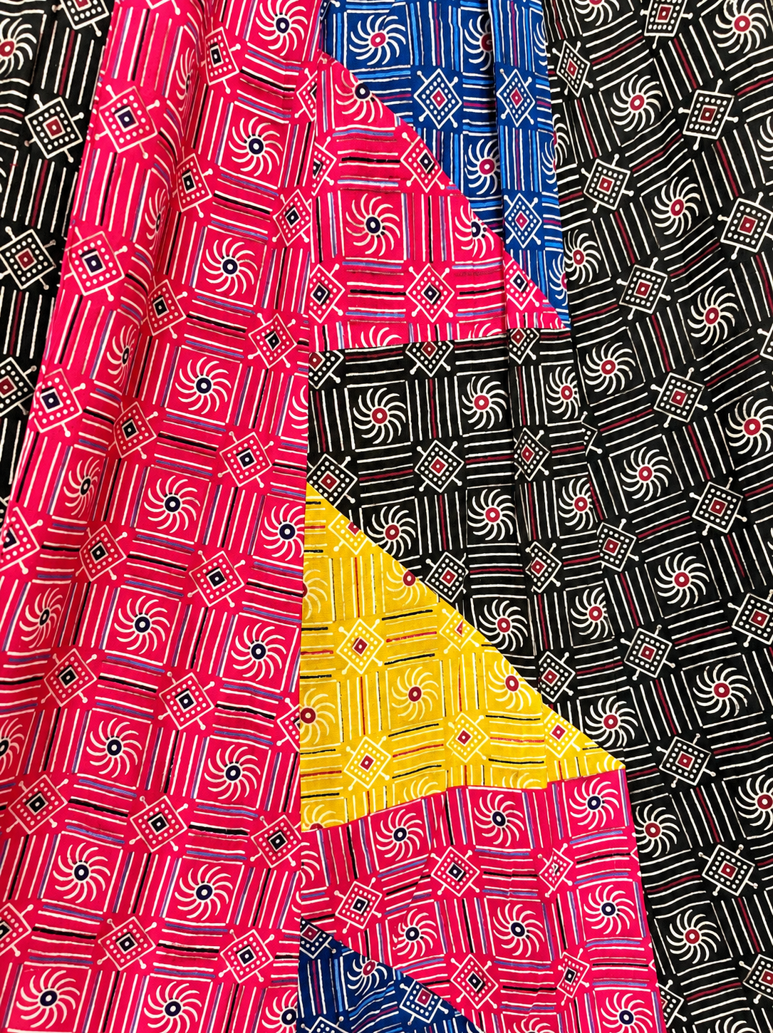 🌻Navrang ~ Leher Handblock Skirt