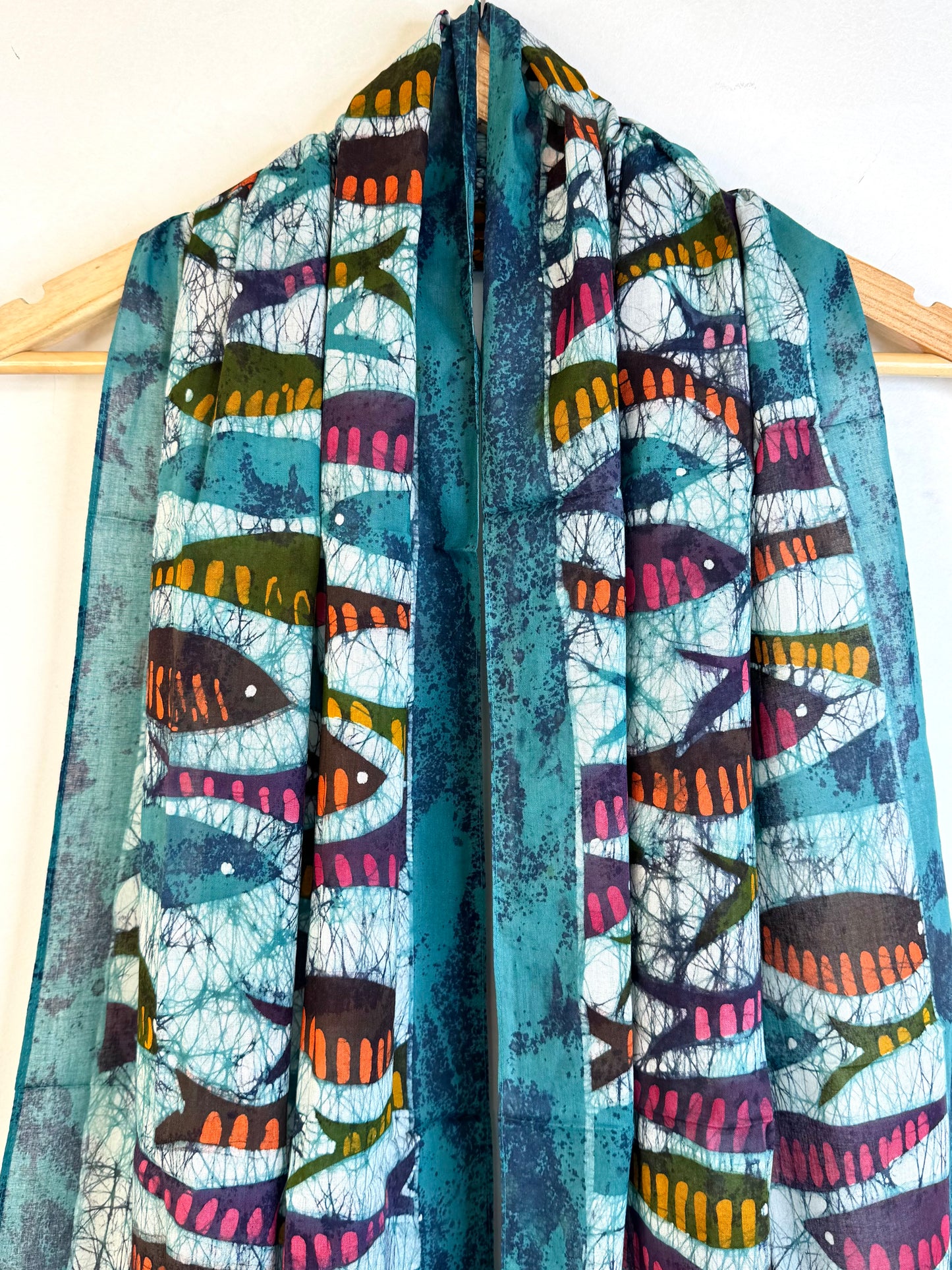 Kalakar Exclusive 🌻 Van Vaani Bengal Stoles ~ The Fish