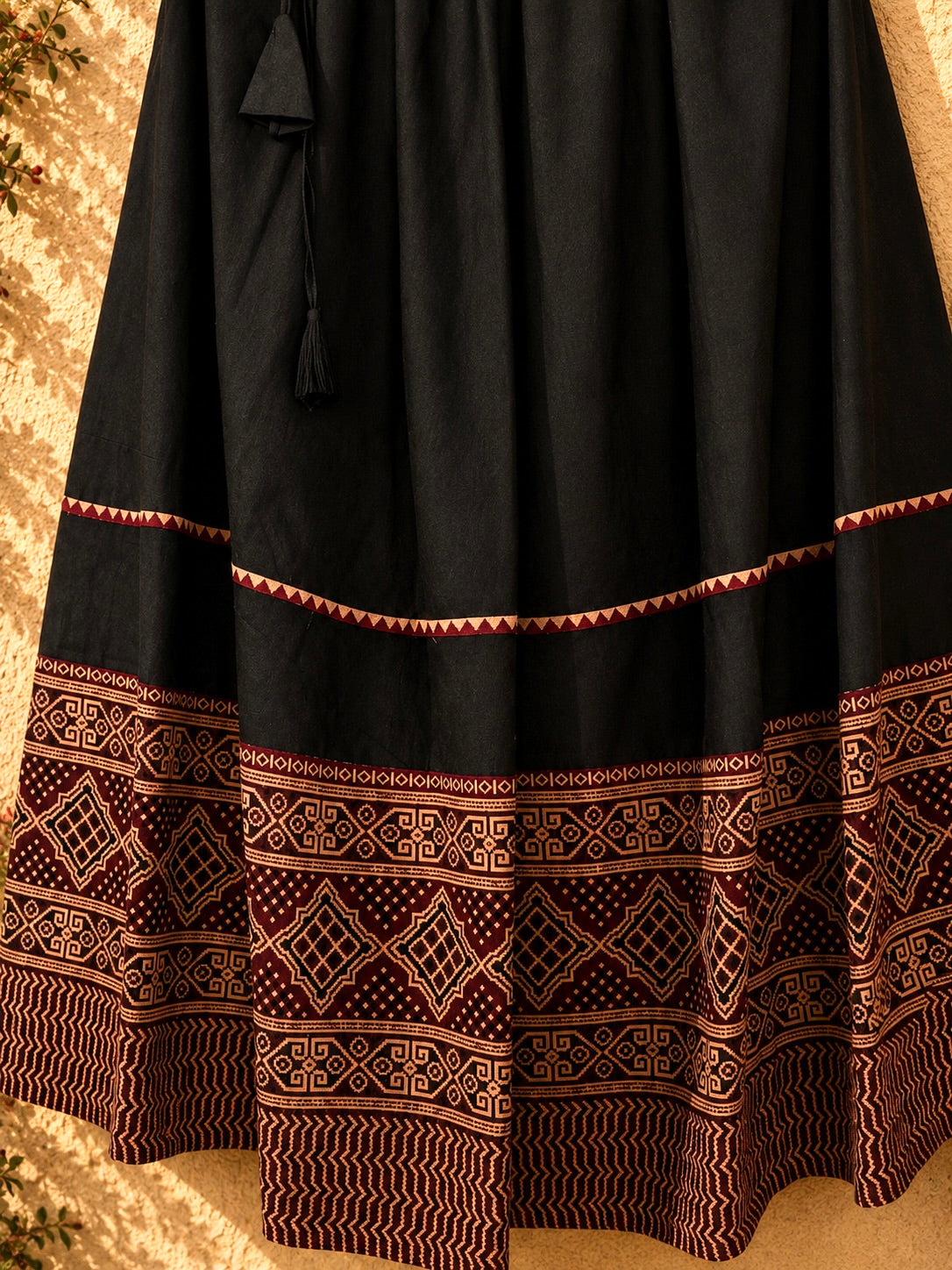 🌺Raasrang ~ Kalanya ~ Ajrakh Skirt and Dupatta Set
