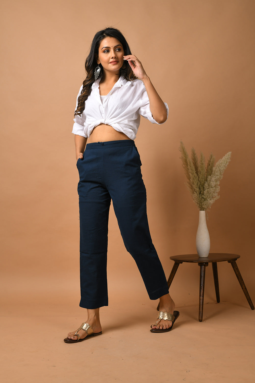 Midnight Indigo ~ Straight Work Pant