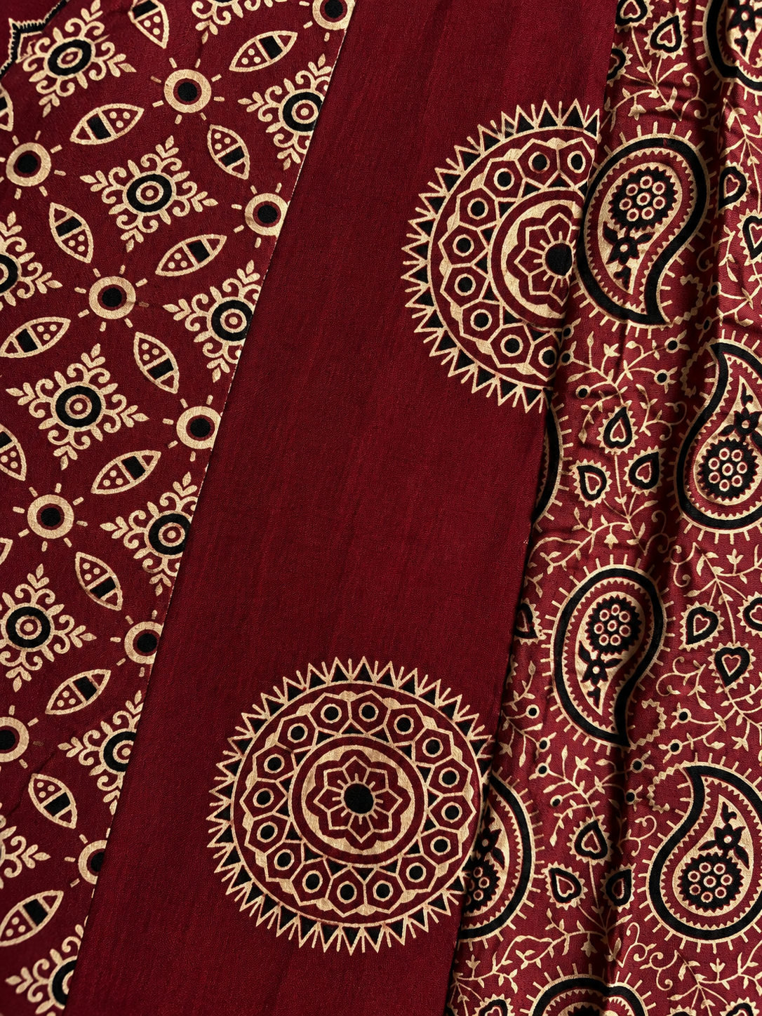 ⚜️ Dharohar ~ Surya ~ Ajrakh Long Kali Skirt