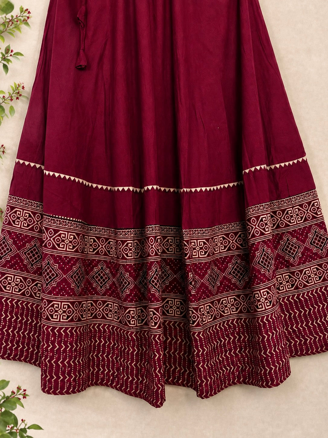🌺Raasrang ~ Ishani ~ Ajrakh Skirt