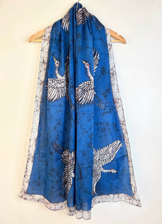 Kalakar Exclusive 🌻 Van Vaani Bengal Stoles ~ The Swan