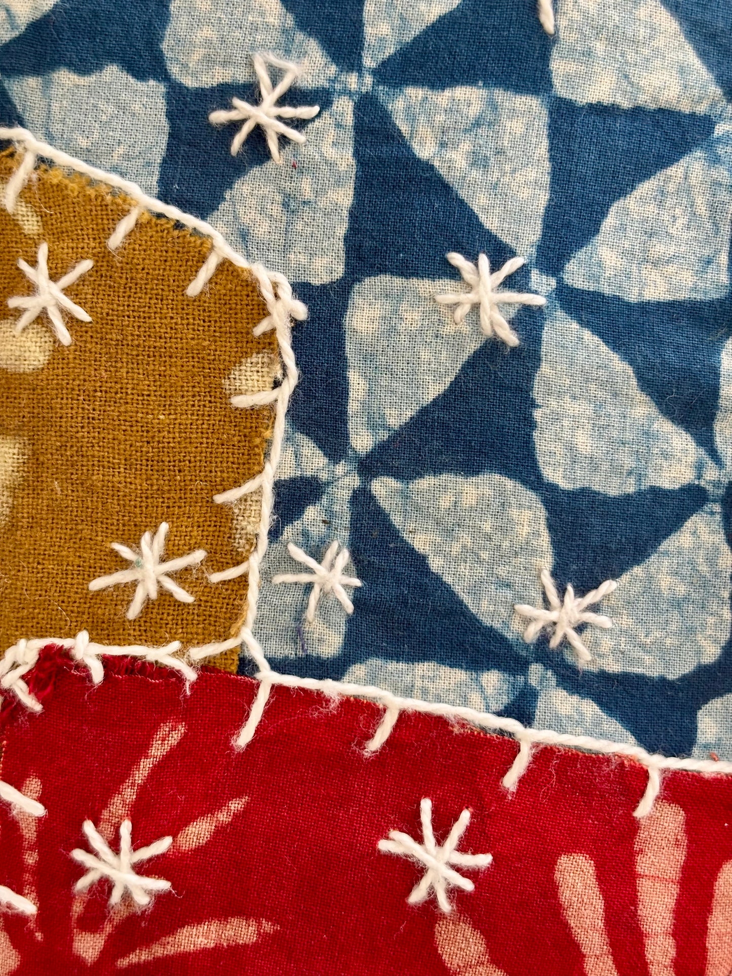 Swadesh ~ Ajrakh Handcrafted Wallets ~ Motif Stars