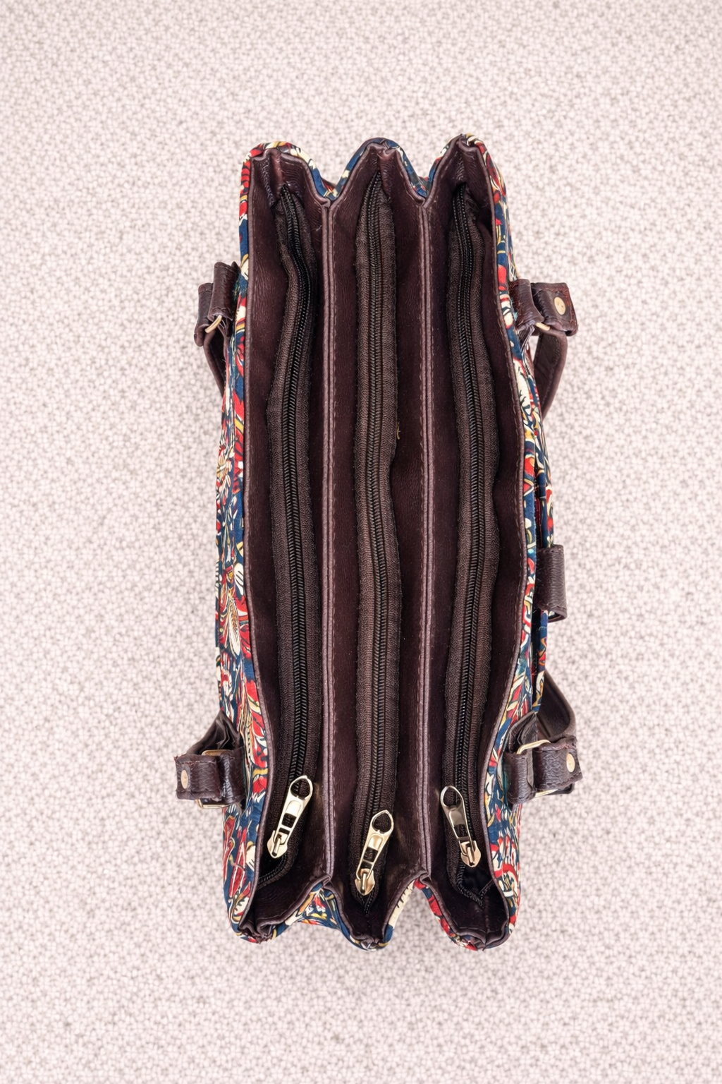 Karwaan🍂 Autumn motifs ~ Sanganeri Handblock HandBag