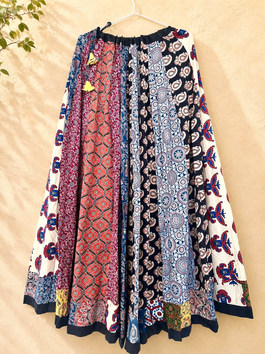 🌻Navrang ~ Meher Ajrakh Skirt and Dupatta Set
