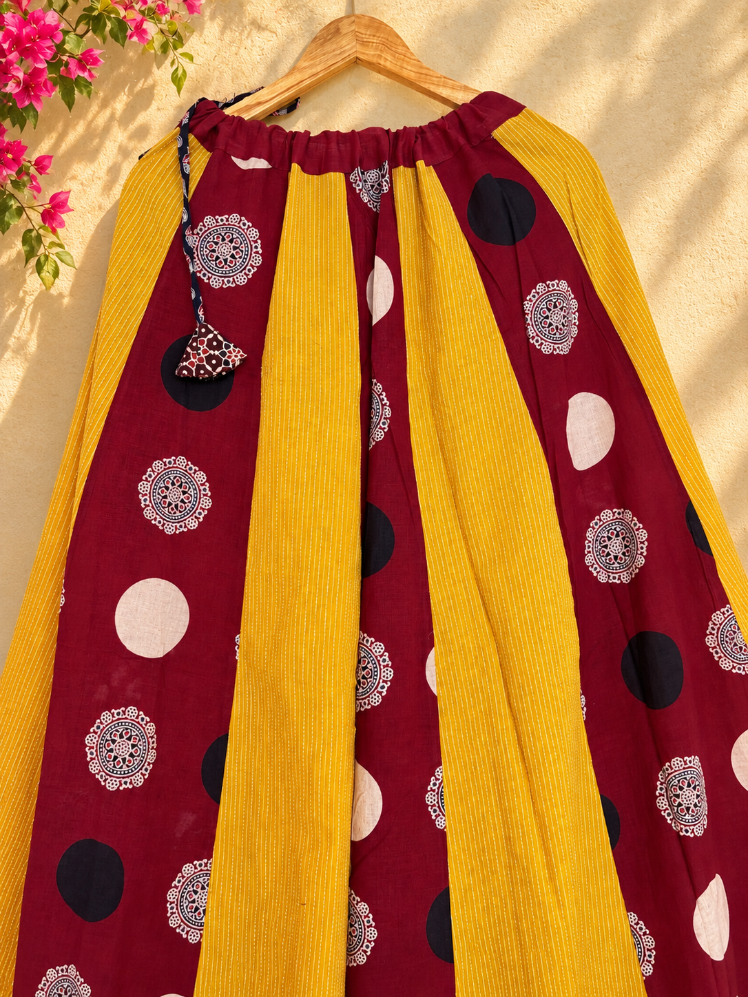🌻Navrang ~ Gulnaar Ajrakh Skirt